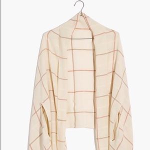 Madewell Cape Scarf in Rainbow Windowpane